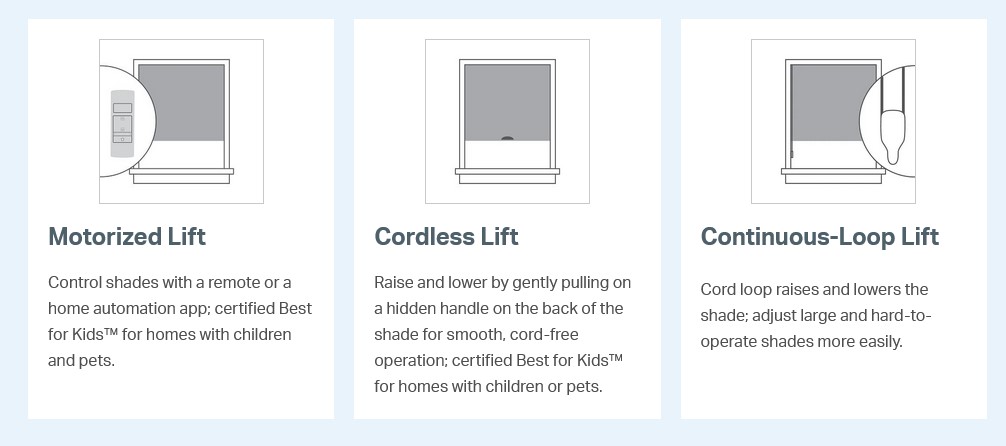 Cord lift options cwll shades bali